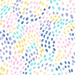 Multi colored dotted pattern. Background for graphic design templates. Hand drawn illustration