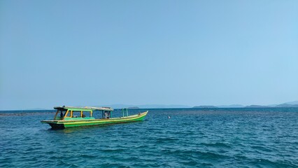 Fototapeta premium boat on the water