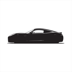 set of cars, car silhouette Vector 
