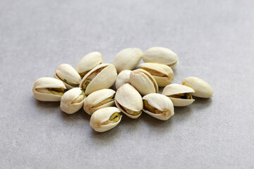Roasted salted pistachios, delicious snack