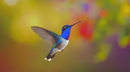 Fototapeta premium hummingbird on flower