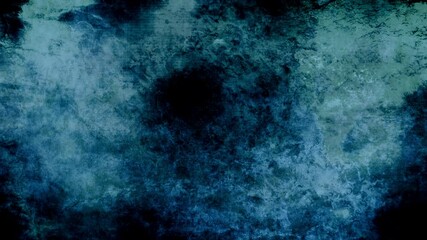Blue and black grunge looping texture abstract animated background