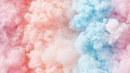 Fototapeta premium A rainbow of colors fills the sky as a cloud of smoke drifts by