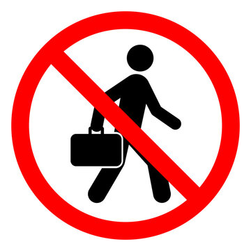 No Soliciting Symbol Sign, Vector Illustration, Isolate On White Background Label .EPS10