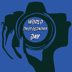 "World Photography Day Celebrating the Power of Images", World Photography Day , vector files, changing the colours and fonts