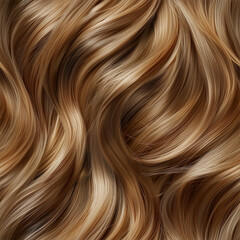 Fototapeta premium blond hair texture, seamless pattern, human hairs