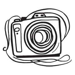 "World Photography Day Celebrating the Art of Imagery" 
Happy World Photography Day camera black with white background
