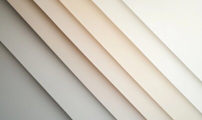 Obraz premium Neutral gradient background blending from light beige to soft grey