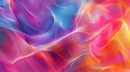 Obraz premium Abstract digital fractal pattern. Wavy texture. --