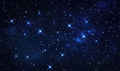 A starry night sky with a long line of stars