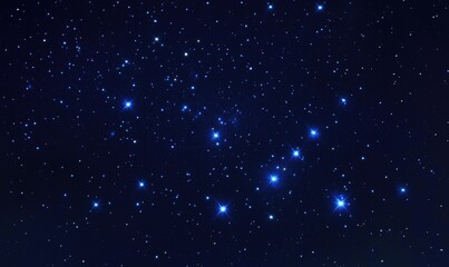 Fototapeta premium A starry night sky with a long line of stars