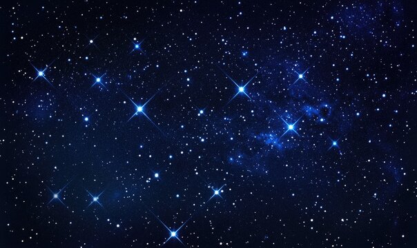 A starry night sky with a long line of stars