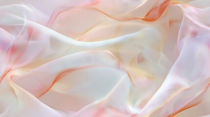 Obraz premium A close-up shot of a pastel-colored fabric featuring a pattern on its lower portion