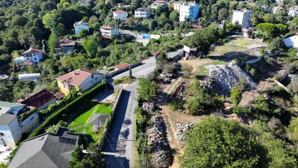 Fototapeta premium Aerial view landscape nature in Istanbul