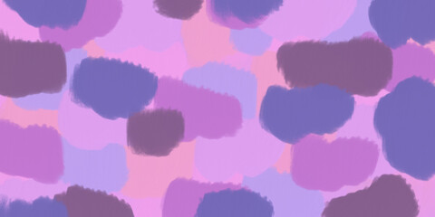 Bright colorful abstract background with painted blobs