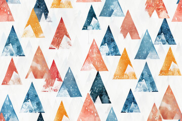 Pattern with triangles