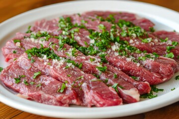 Sirloin Bavette: Bib Style Beef Steak Ready for a Fresh and Flavorful Cookout