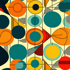 seamless pattern with circles