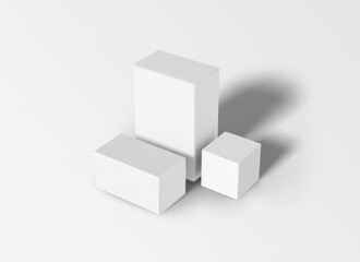 Collection of Packaging Box mockup