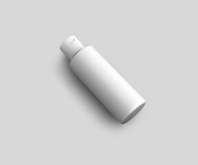 Cosmetic bottle product mockup template