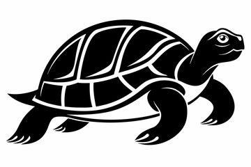 tortoise icon vector black silhouette