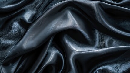 Obraz premium Smooth elegant silk with wavy folds in full screen. Abstract elegant background for design. Delicate and elegant cloth. Illustration for banner, poster, cover, brochure or presentation.