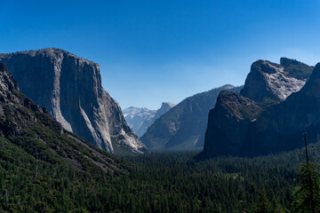 Yosemite Half Dome from tunnel view