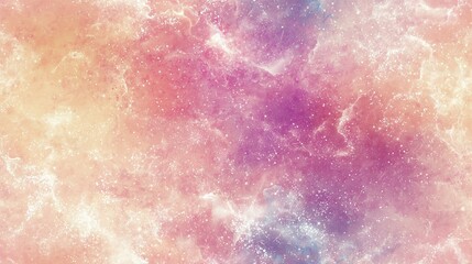 Obraz premium A detailed photo featuring a vivid pink-blue gradient, adorned with abundant celestial bodies, occupying the lower portion of the image
