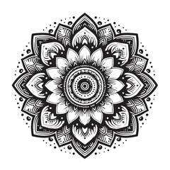 ector mandala with intricate wave patterns.eps