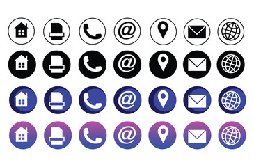 Flat Icon set
