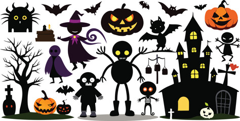 Fototapeta premium halloween vector illustration