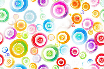 Dynamic background with round elements