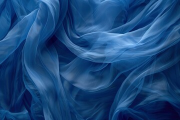 Obraz premium Abstract Blue Fabric Texture Background