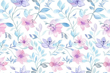 seamless background with flowers