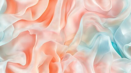 Obraz premium Pink-blue background with white and light blue design in close up