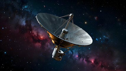 satellite dish in the sky