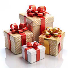 Obraz premium Set of gift boxes