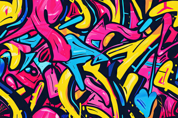Obraz premium Bright abstract graffiti