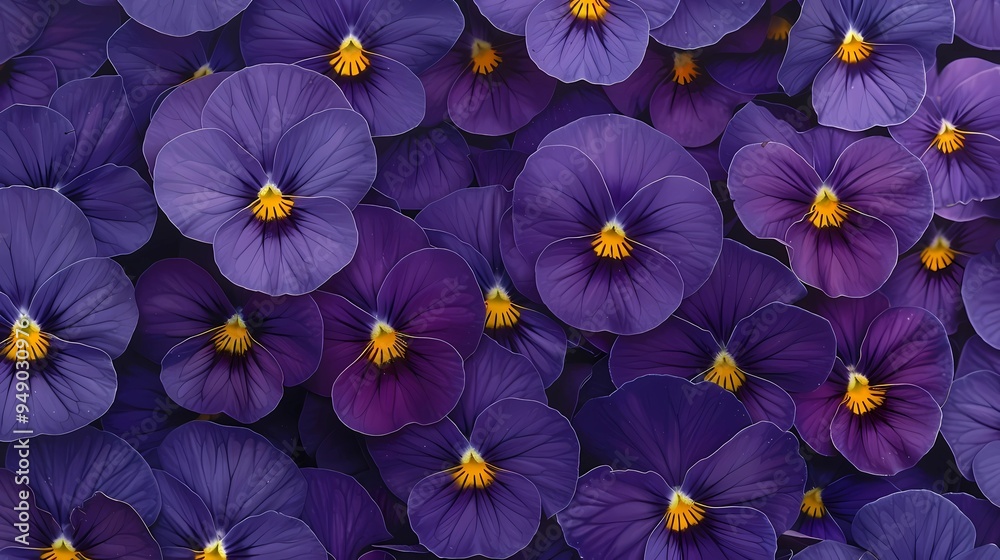 Canvas Prints violet flowers background