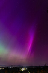 Polarlichter über Deutschland 