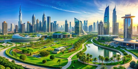 expo city dubai sustainable development green architecture eco-friendly innovations