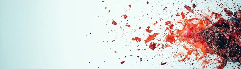 Abstract explosion of vivid colors, capturing energy and movement in a dynamic way for creative projects.