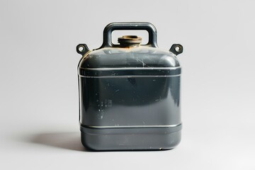 Obraz premium A metal container sitting on top of a table