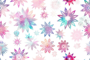 seamless background with flowers