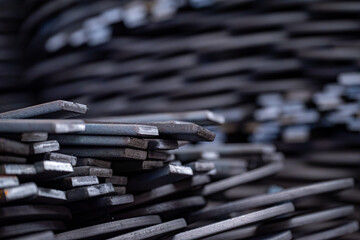 Pièce de métal dans une usine de métallurgie