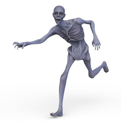 男性ゾンビ　3DCGレンダリング