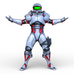 サイバーマン　3DCGレンダリング