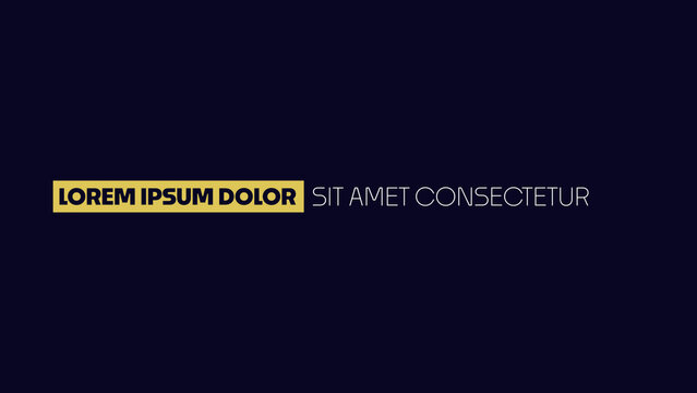 Animated Titles with Flat Design | Smooth and Elegant Text Animations for Real Estate Property Showcases