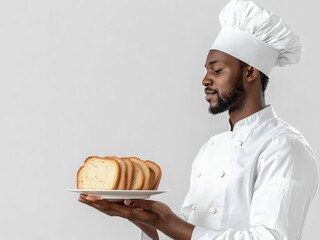chef with bread