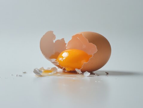 broken egg shell